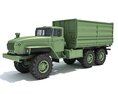 URAL Military Truck Off Road 6x6 Modèle 3d