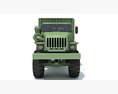 URAL Military Truck Off Road 6x6 3d model front view
