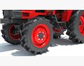 Farm Tractor Modelo 3d argila render