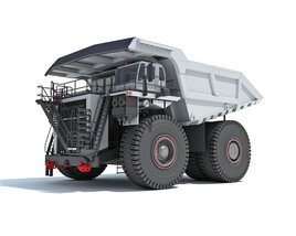 Heavy Load Mining Dump Truck 3D model