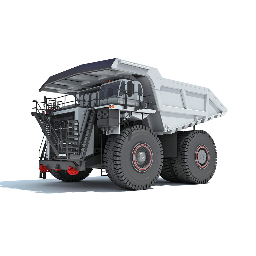 Heavy Load Mining Dump Truck Modello 3D