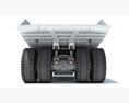 Heavy Load Mining Dump Truck 3D-Modell Seitenansicht