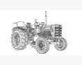 Mahindra Farm Tractor 3d model