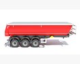 Red Bulk Agricultural Trailer 3Dモデル