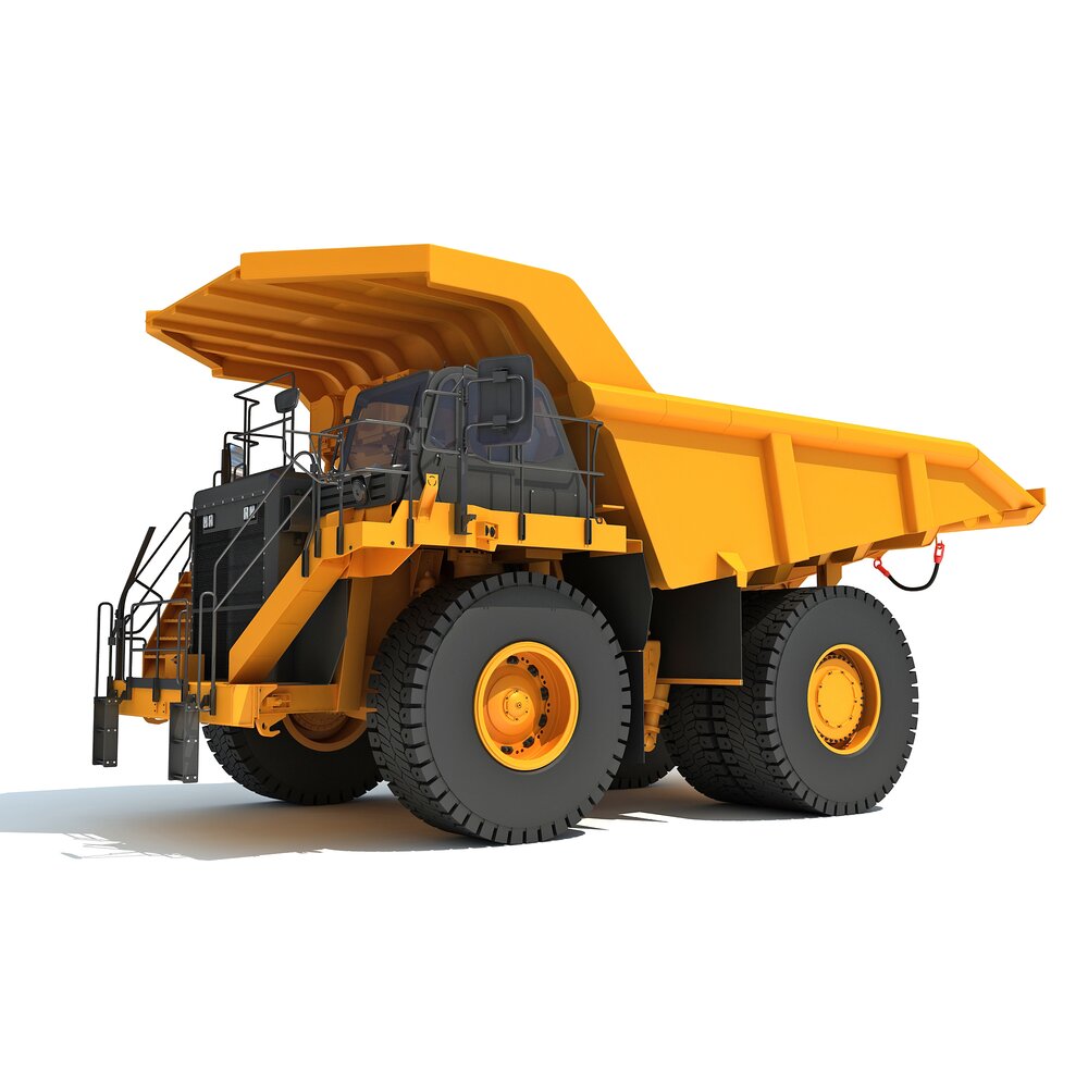 Rigid Frame Mining Dump Truck Modello 3D