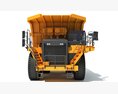 Rigid Frame Mining Dump Truck Modelo 3d argila render