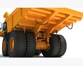 Rigid Frame Mining Dump Truck 3d model seats