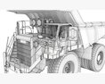 Rigid Frame Mining Dump Truck Modèle 3d