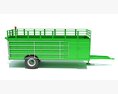 Animal Transporter Farm Trailer Modèle 3d