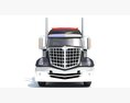 Heavy-Duty Animal Transporter Truck 3D 모델  front view