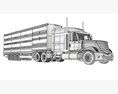 Heavy-Duty Animal Transporter Truck Modèle 3d