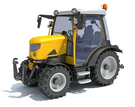 Rigitrac Farm Tractor Modelo 3d