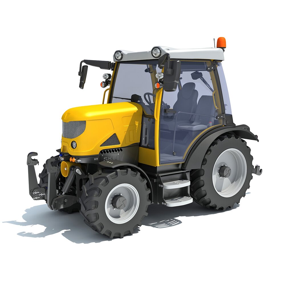 Rigitrac Farm Tractor Modèle 3D