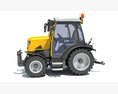 Rigitrac Farm Tractor 3D-Modell wire render