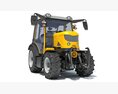 Rigitrac Farm Tractor 3D-Modell Draufsicht