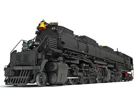 Steam Locomotive Big Boy Train 3D 모델 