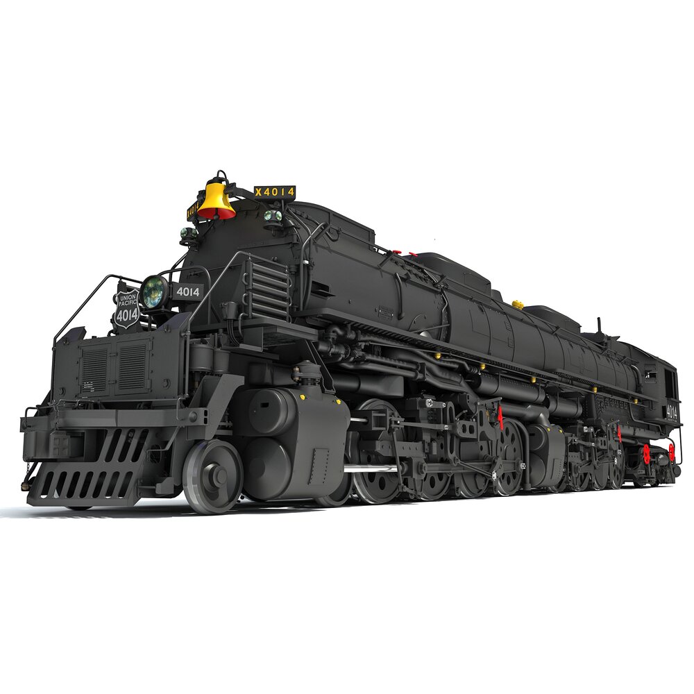 Steam Locomotive Big Boy Train 3D模型