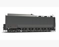Steam Train Coal Tender Car Modello 3D
