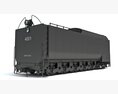 Steam Train Coal Tender Car 3d model