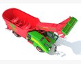 Strautmann Fodder Mixing Wagon Modello 3D vista frontale