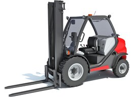 Forklift Industrial Lift Truck Modelo 3d