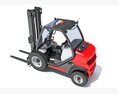 Forklift Industrial Lift Truck 3Dモデル