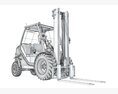 Forklift Industrial Lift Truck 3D модель