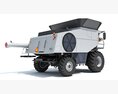 Agricultural Harvester For Crop Collection 3d model