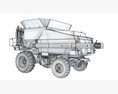 Agricultural Harvester For Crop Collection 3D модель