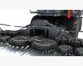 Combine Harvester For Crop Processing 3D 모델  dashboard