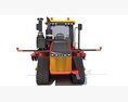 Farm Tractor With Disk Plow 3d model seats