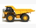 Mining Dump Truck Modelo 3D vista trasera