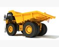 Mining Dump Truck Modelo 3d wire render