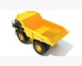 Mining Dump Truck 3D模型 侧视图