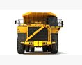 Mining Dump Truck 3Dモデル clay render