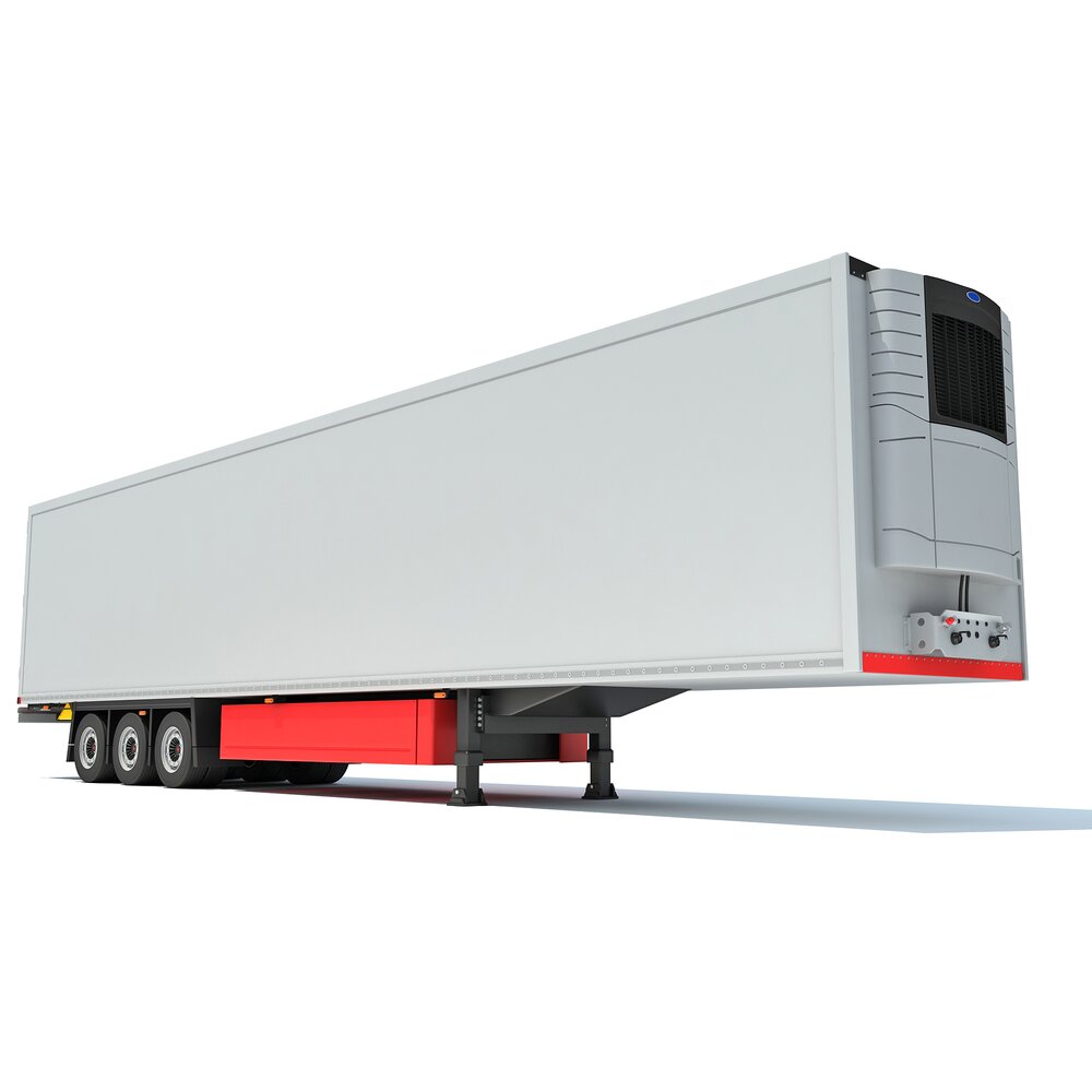 Refrigerator Semi Trailer 3D model