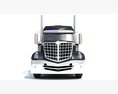 Tank Truck 3D 모델  front view