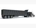 Tipper Truck 3D-Modell Seitenansicht