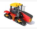 Track Tractor 3D 모델  top view