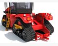 Track Tractor 3D модель front view