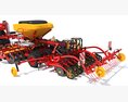 Tractor With Seed Drill 3D 모델 