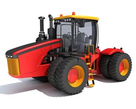 Versatile Wheeled Articulated Tractor 3D 모델 