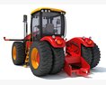 Versatile Wheeled Articulated Tractor 3Dモデル