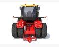 Versatile Wheeled Articulated Tractor 3Dモデル side view