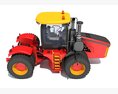 Versatile Wheeled Articulated Tractor 3D 모델 