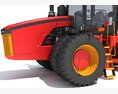 Versatile Wheeled Articulated Tractor Modelo 3d dashboard