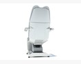 Adjustable White Medical Exam Chair 3D模型
