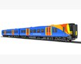 British Passenger Train 3D-Modell