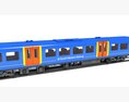 British Passenger Train 3d model
