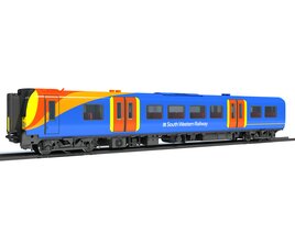 British Train 3D 모델 